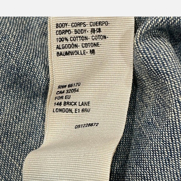 Free People Blue Backless Dress with Bell Sleeves - Picture 6 of 7